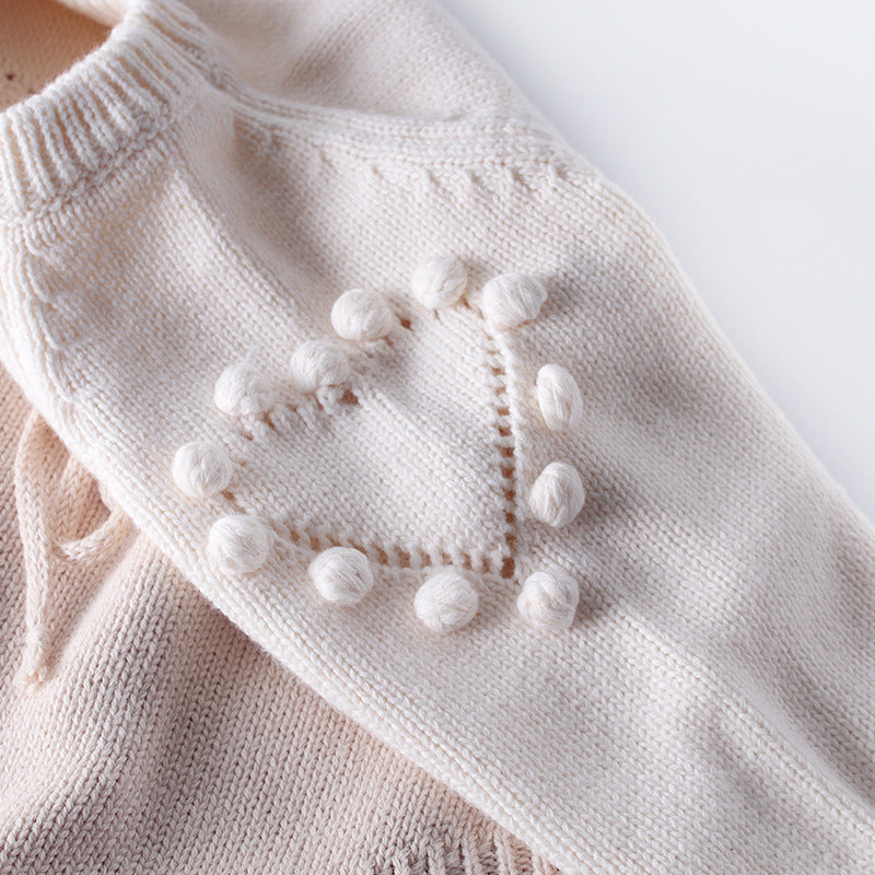 Beige Pearl Heart Onesie buy online