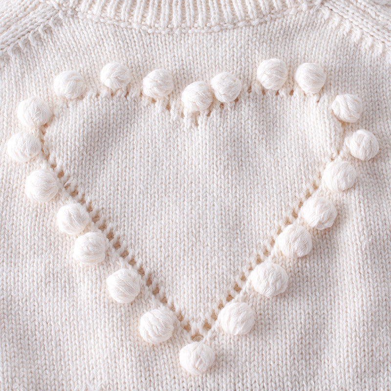 Beige Pearl Heart Onesie Buy Online