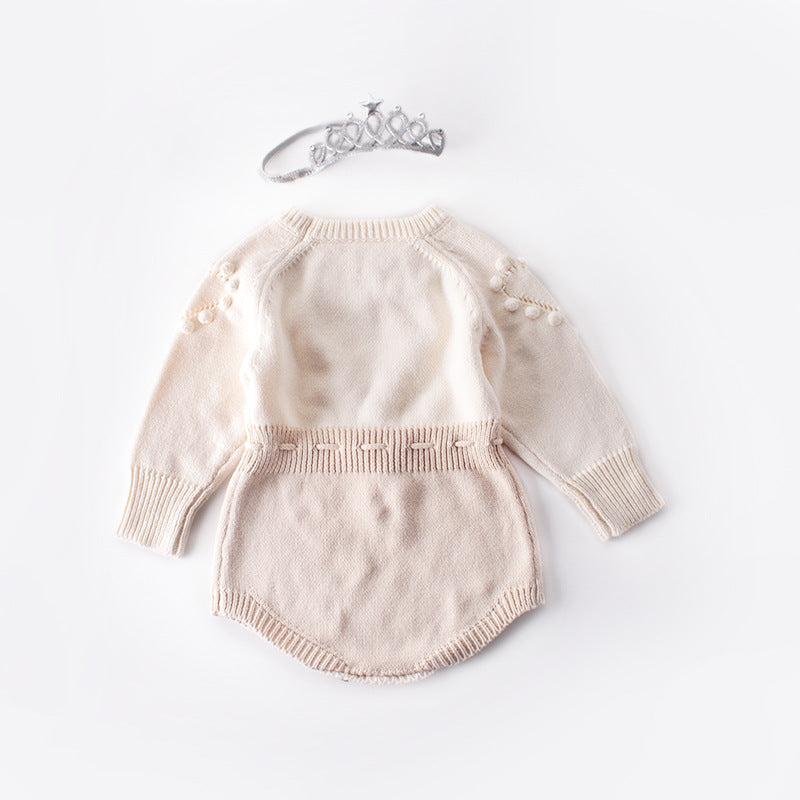 Beige Pearl Heart Onesie Buy Online