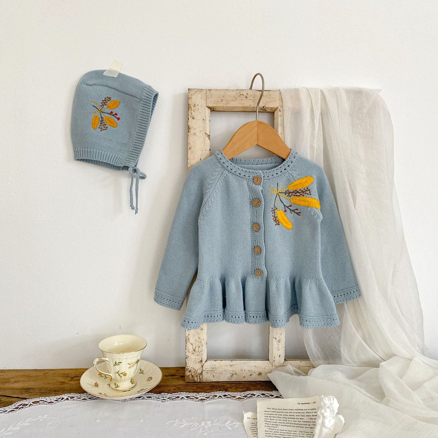 Embroidered knitted cardigan Buy Online
