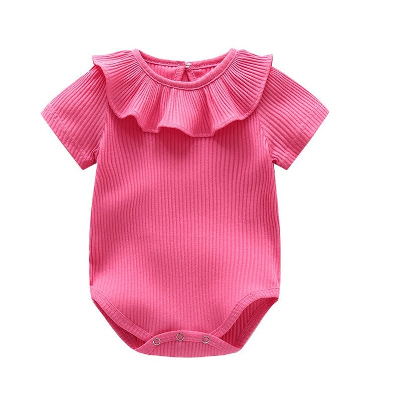 Pink Ruffle Romper Buy Online