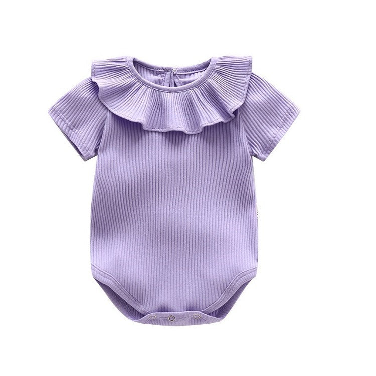 Purple Ruffle Romper Buy Online