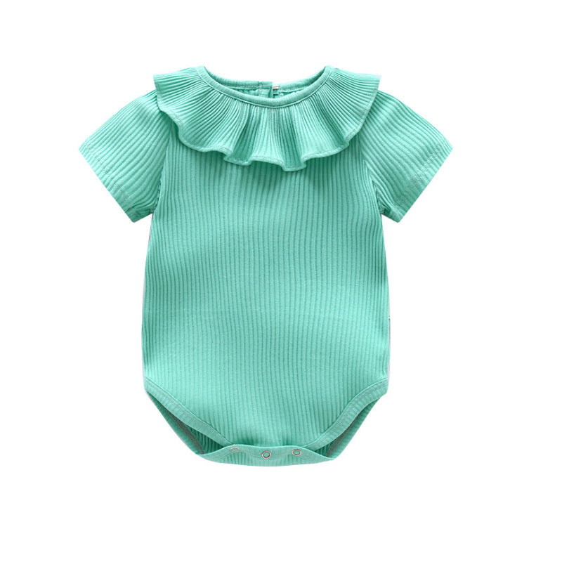 Light Green Ruffle Baby Romper Buy Online
