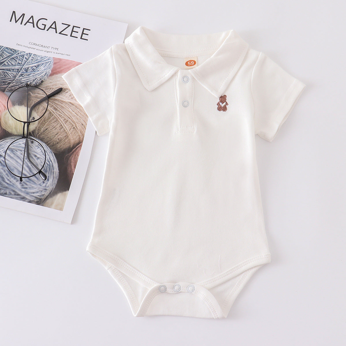 White Polo Onesie Buy Online