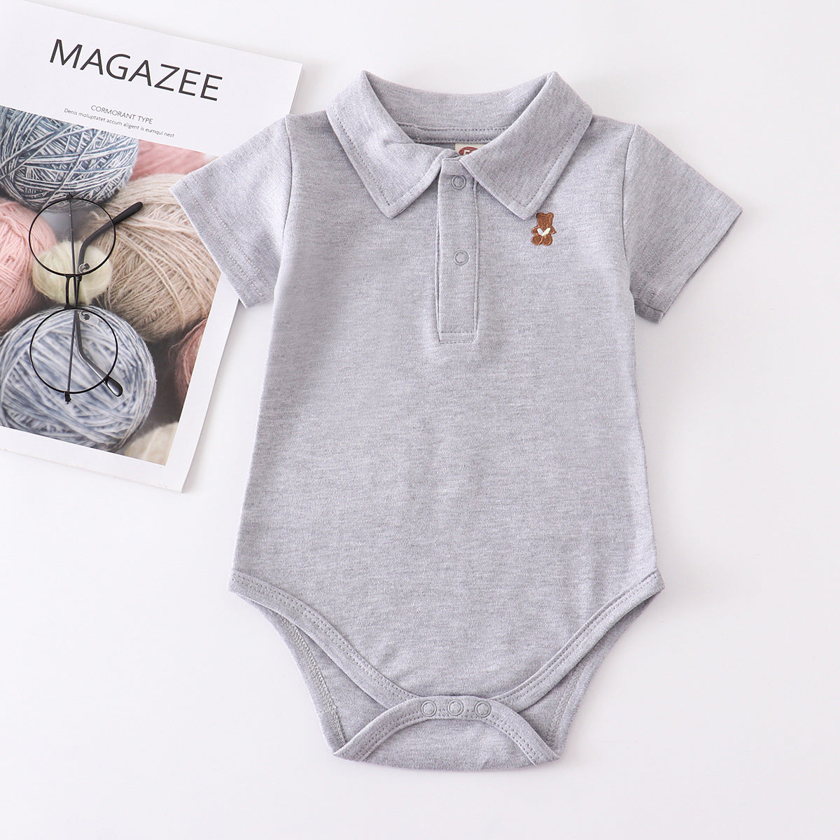 Grey Polo Onesie Buy Online