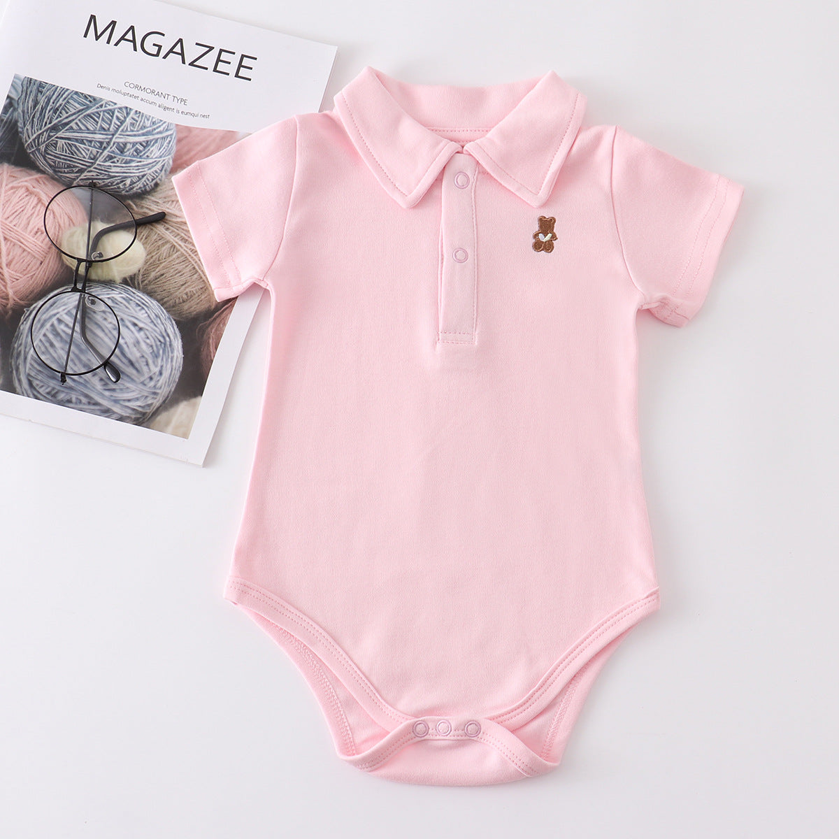 Pink Polo Onesie Buy Online