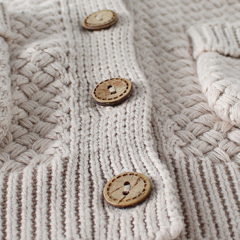 White V-neck Cardigan buy online
