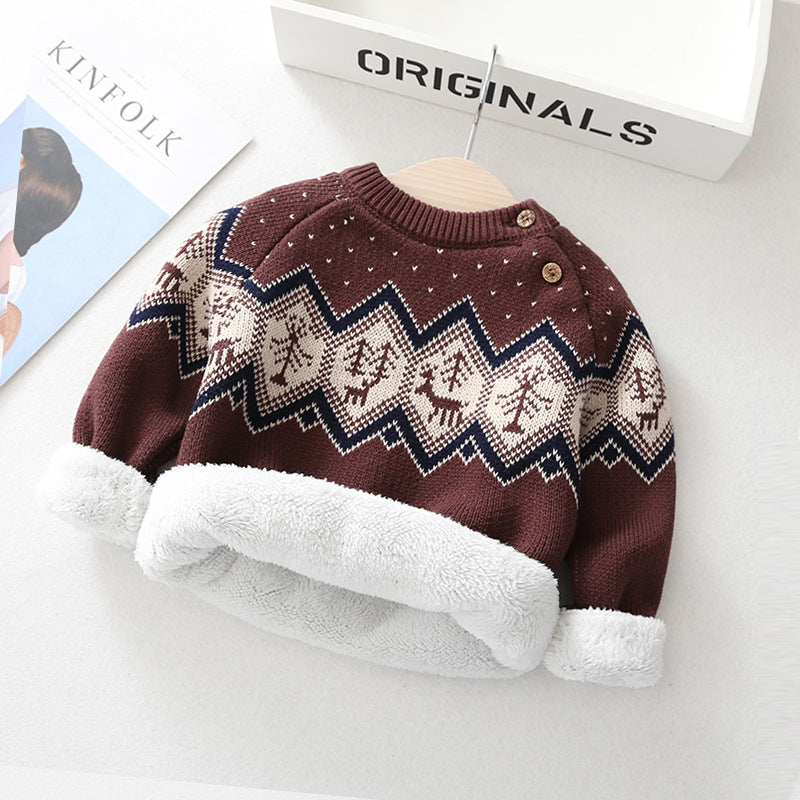 Snowy Forest Sweater