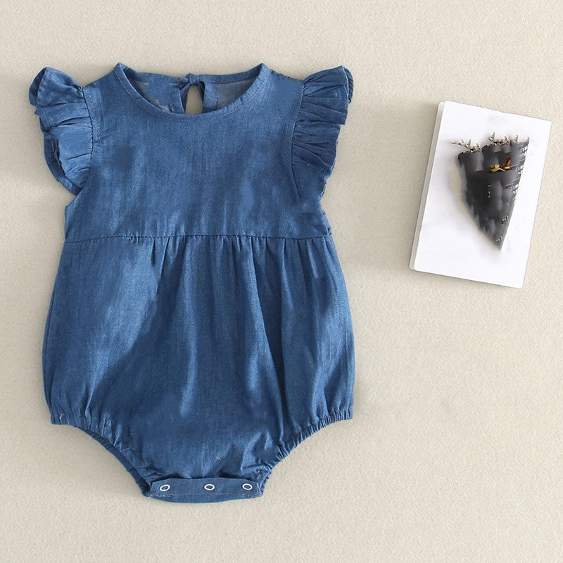 Denim Dream Romper For baby girl buy online