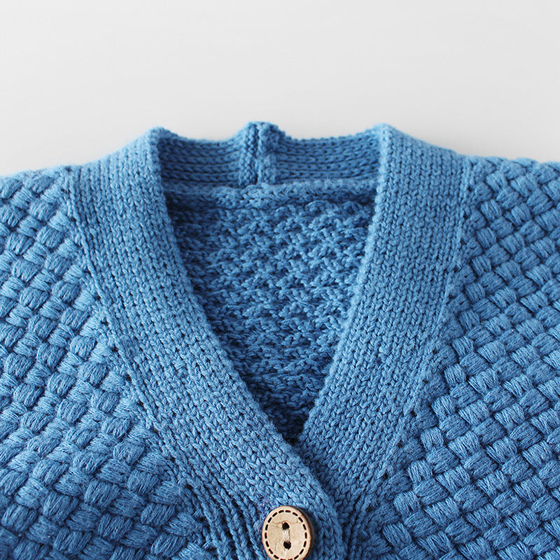 Blue V-neck Cardigan buy online